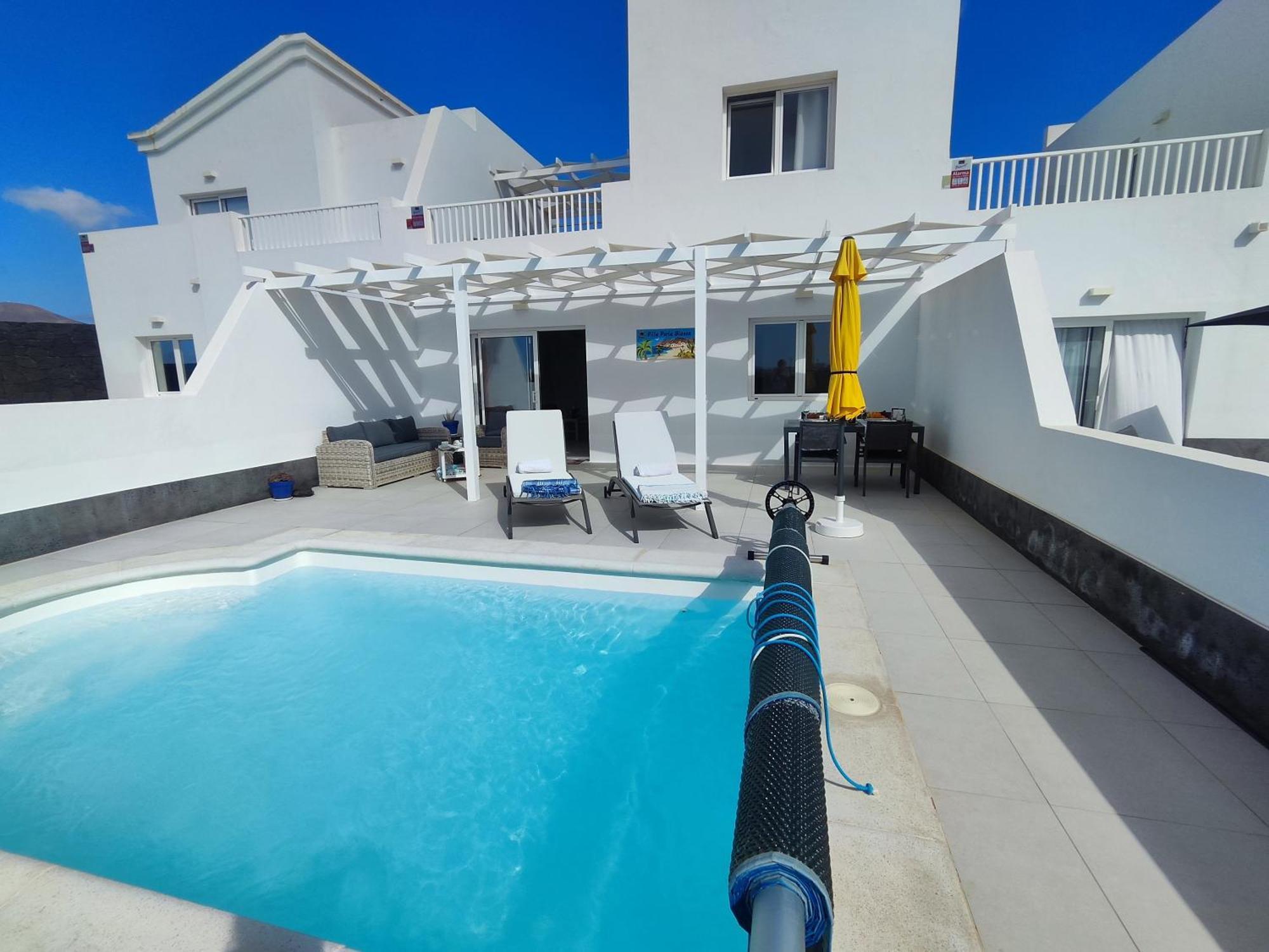 Villa Perla Blanca En Playa Blanca Bagian luar foto